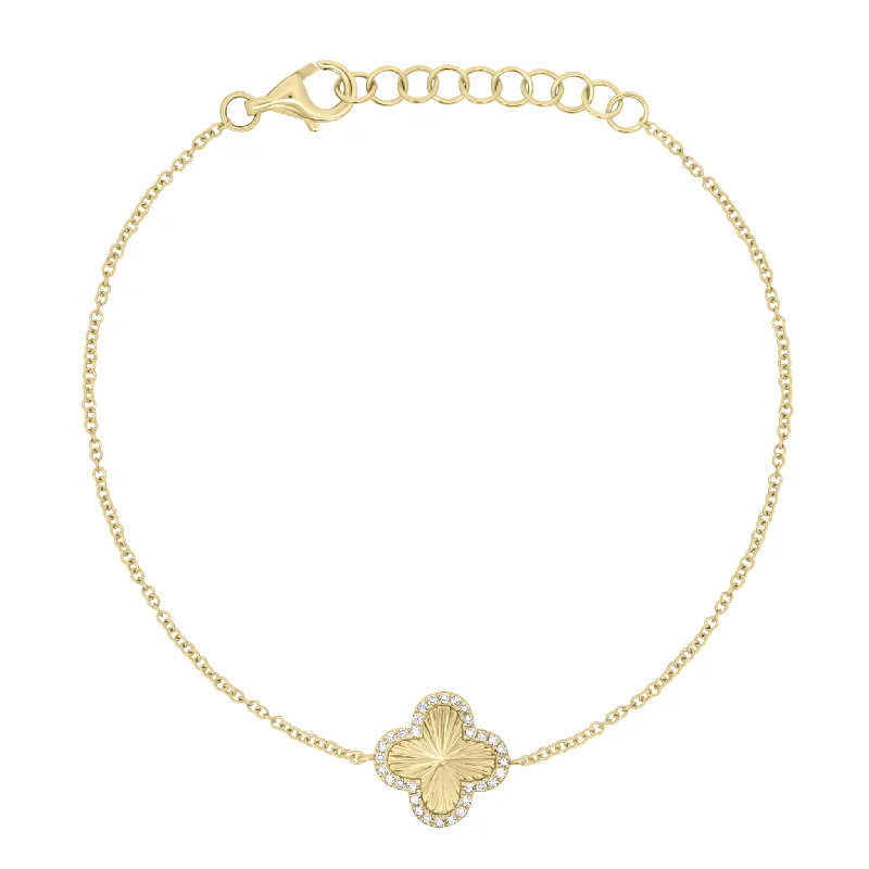 Diamond Simple Clover Fashion Bracelet