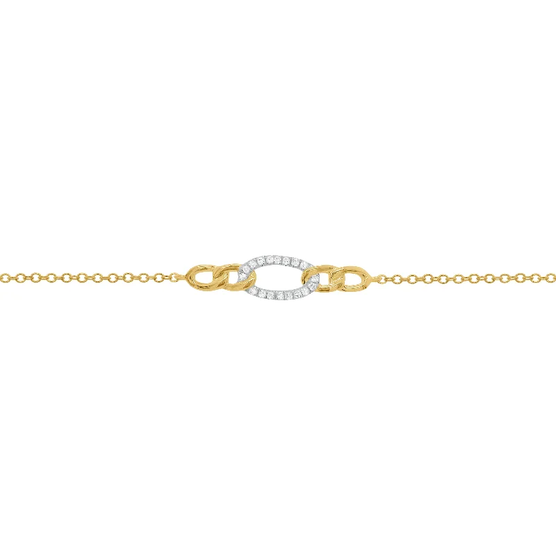 14K GOLD DIAMOND JANICE BRACELET