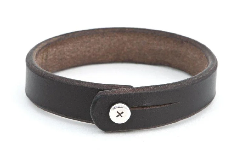 #160 - Men’s bracelet brown leather