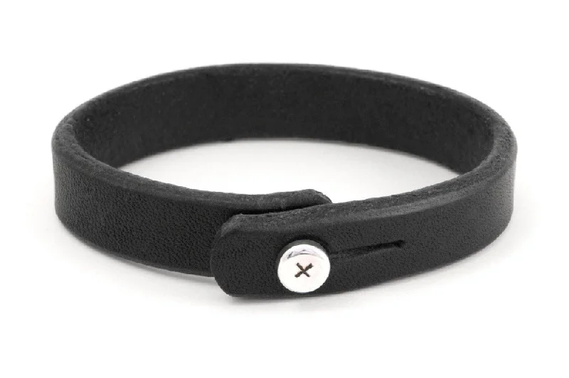 #161 - Men’s bracelet black leather