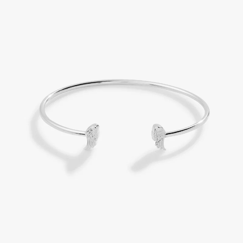 Angel Wings Flex Cuff Bracelet