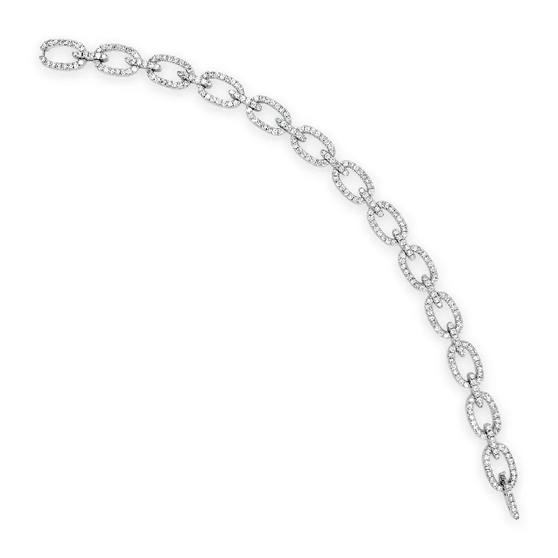 Diamond Eternity Link Bracelet