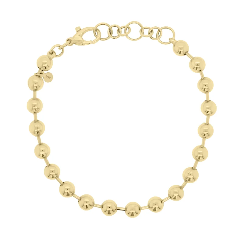 Gold Ball Chain Bracelet