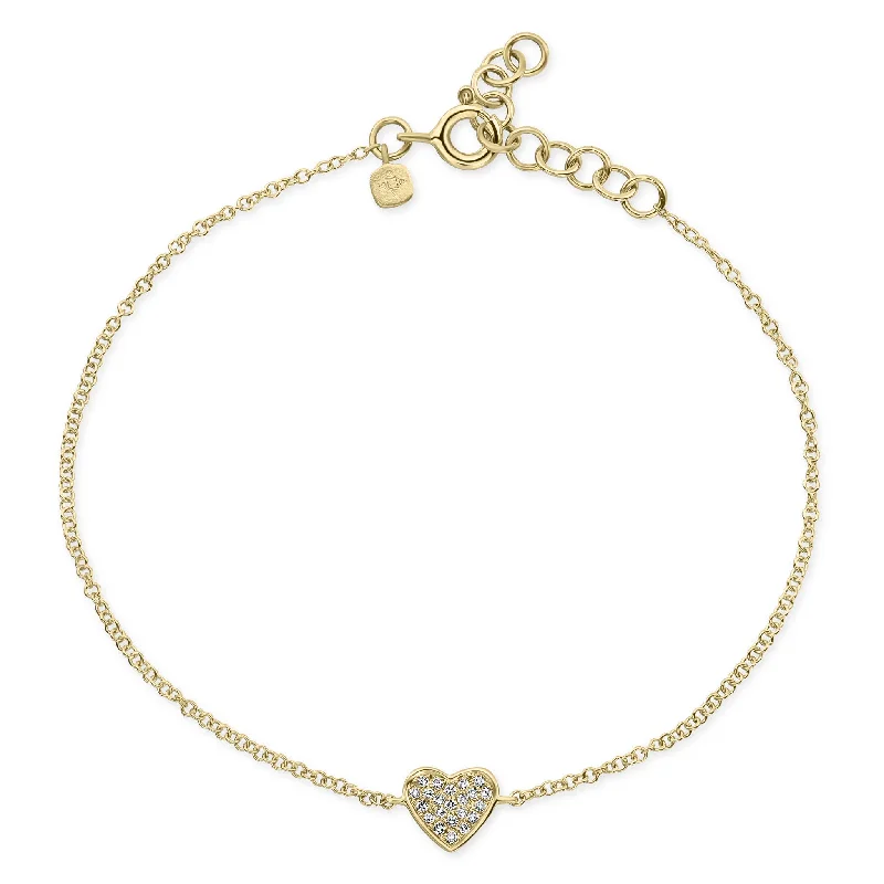 Diamond Heart Fashion Bracelet