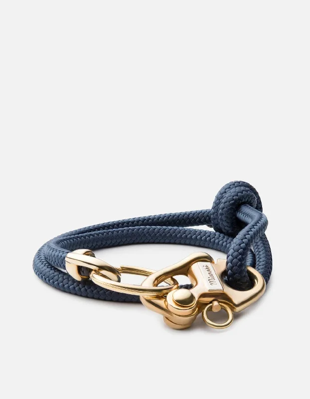 New Picton Rope Keychain, Brass