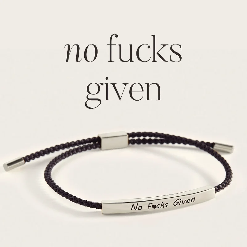 No F♥cks Given Inspire Bracelet