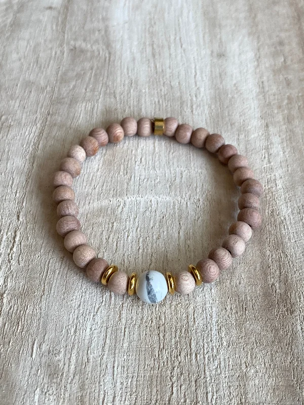 PEACE + COMPASSION | OIL DIFFUSER BRACELET