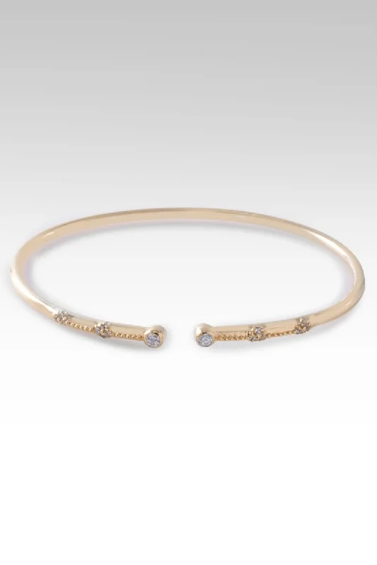 Rejoice in Gratitude Tip-to-Tip Bracelet™ in White Zircon