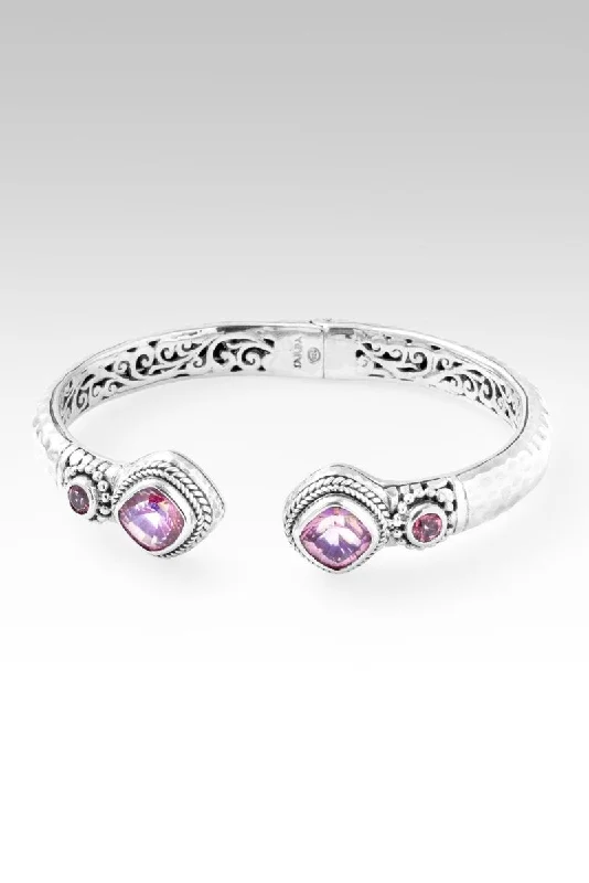 Serene Spirit Tip-to-Tip Bracelet™ in Rainbow Sherbet™ Mystic Quartz