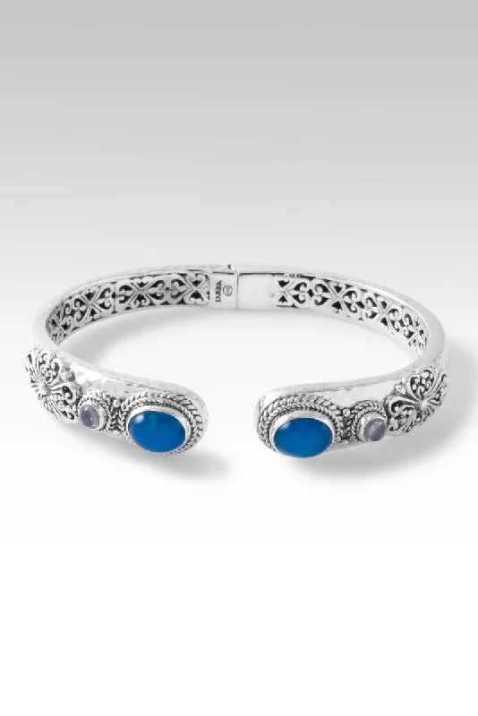 Splendid Grace Tip-to-Tip Bracelet™ in Paraiba-Colored Opal