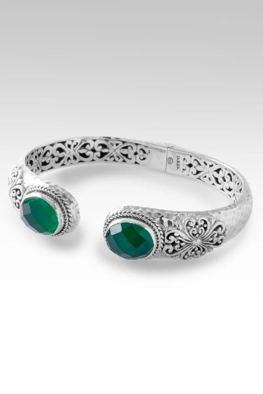 Sweet to the Soul Tip-to-Tip Bracelet™ in Green Onyx