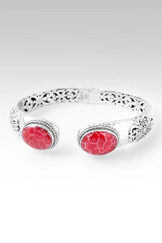 Sweet to the Soul Tip-to-Tip Bracelet™ in Red Indonesian Coral