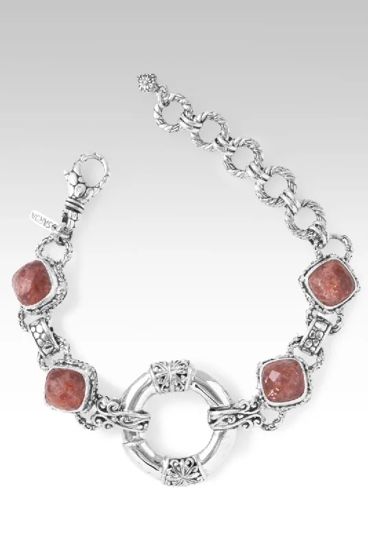 Trust and Be Faithful Bracelet™ in Orange Sunstone