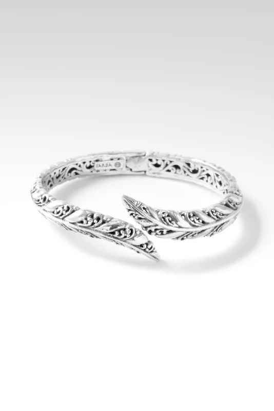 Under His Wings Bypass Bracelet™ in Leaf