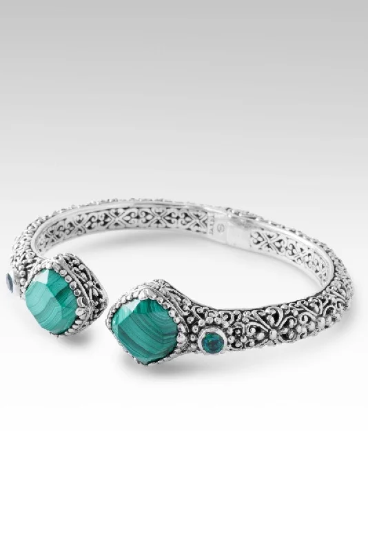 Walk in Wisdom Tip-to-Tip Bracelet™ in Malachite