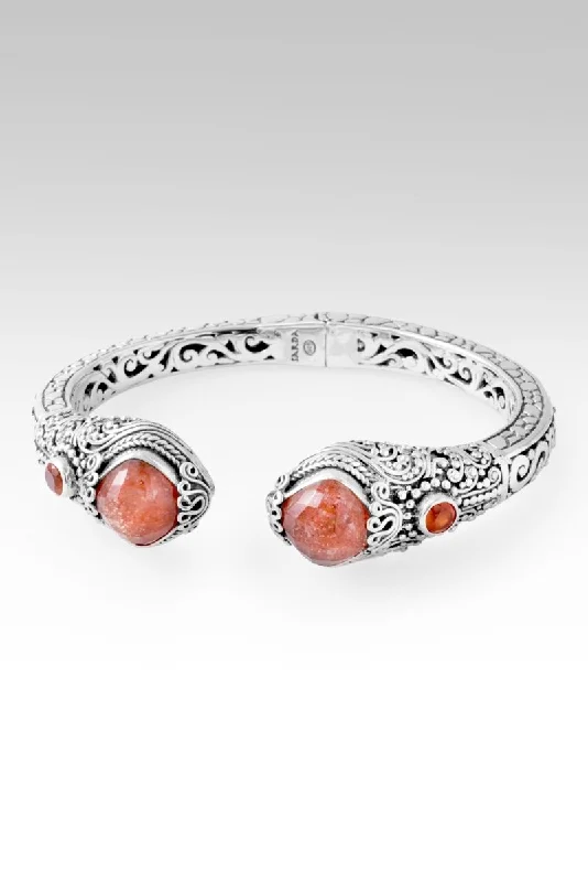 What is Right & True Tip-to-Tip Bracelet™ in Orange Sunstone