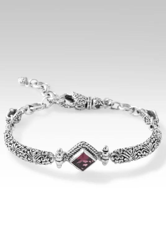 Wondrous Grace Bracelet™ in Malawi Pink Color Change Garnet