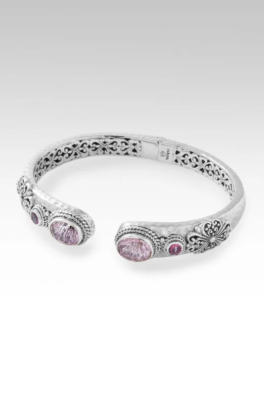 Splendid Grace Tip-to-Tip Bracelet™ in Pink Cashmere™ Mystic Quartz