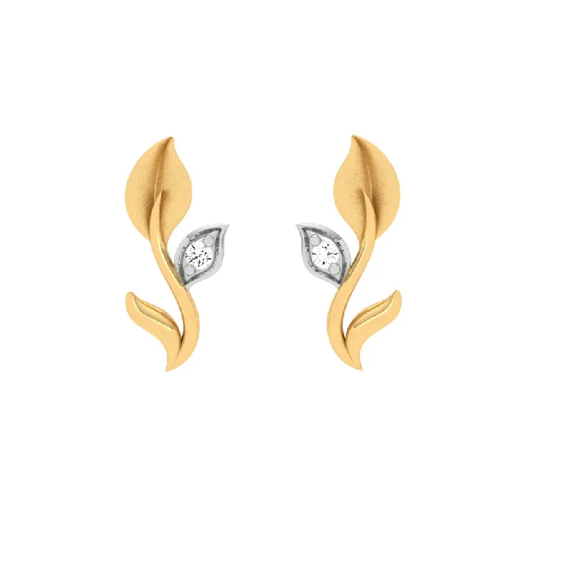 18KT Gold And Diamond Earrings That You Looked For So Long