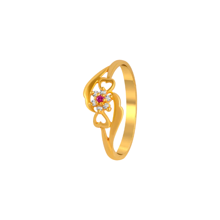 22k Intricately Detailed Unique Gold Ring