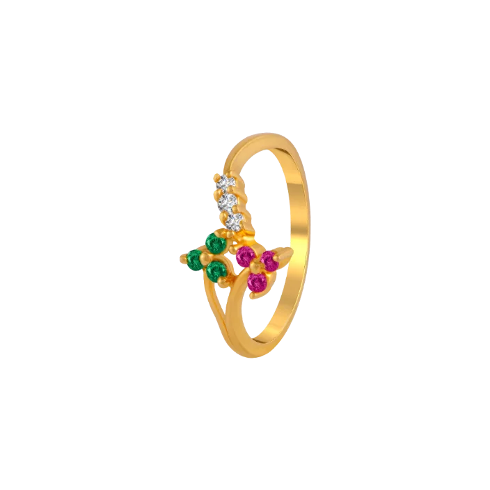 Collectors Choice Stone-studded Exclusive Gold Ring