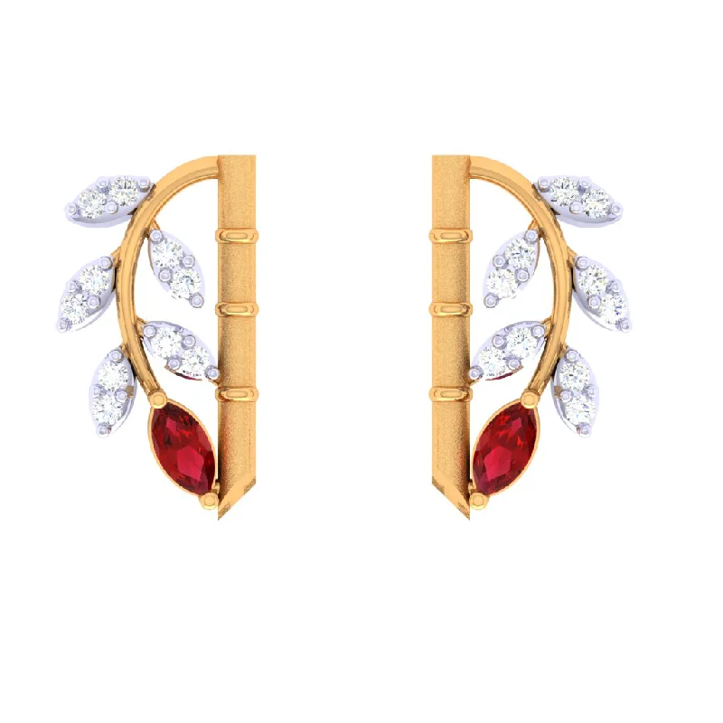 Flawless Flora Diamond Earrings