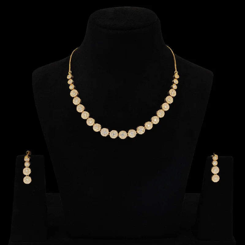 Gold Necklace PMSNS31W-008, PMSHST26W-082