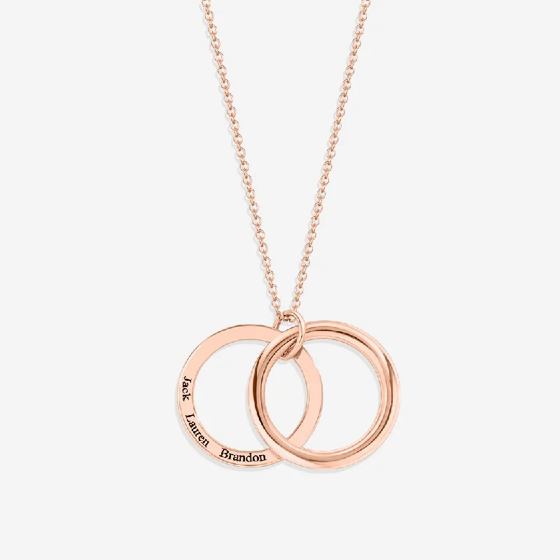 18k Rose Gold Over Sterling Silver