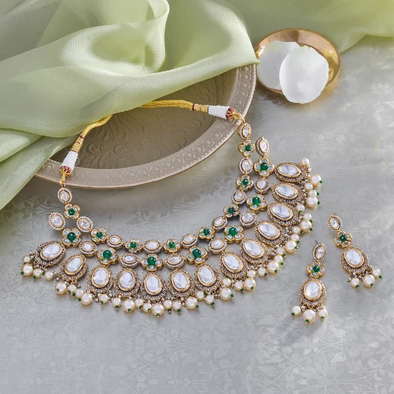 Kundan Necklace 165822