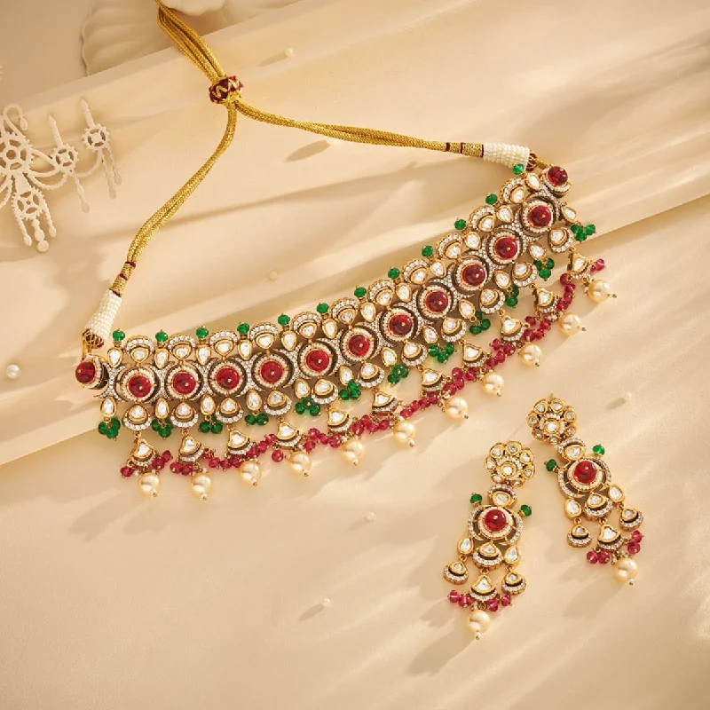 Kundan Necklace 165872