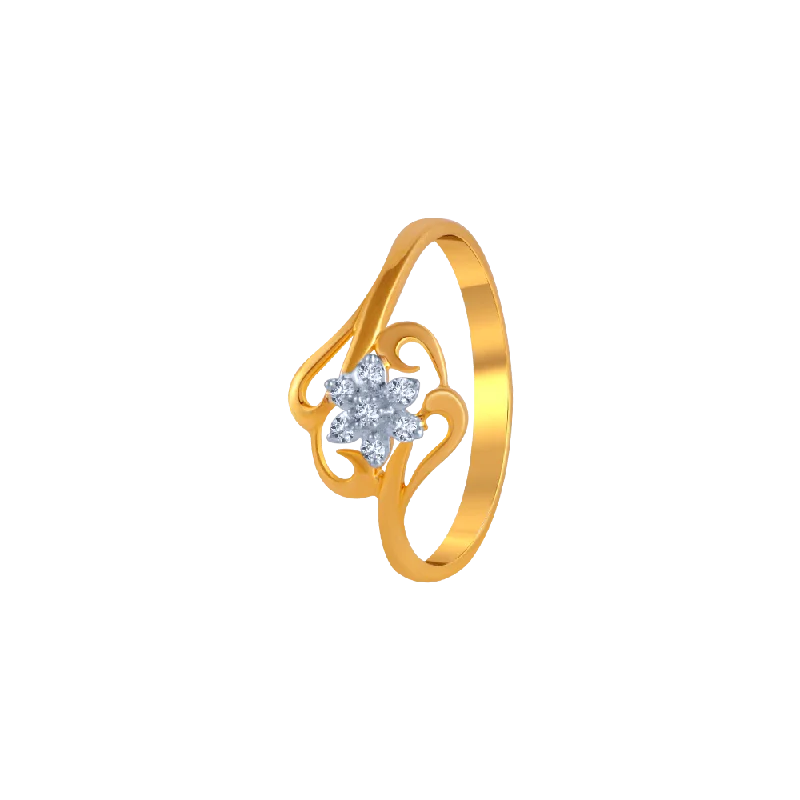 Natty Narcissus Diamond Ring