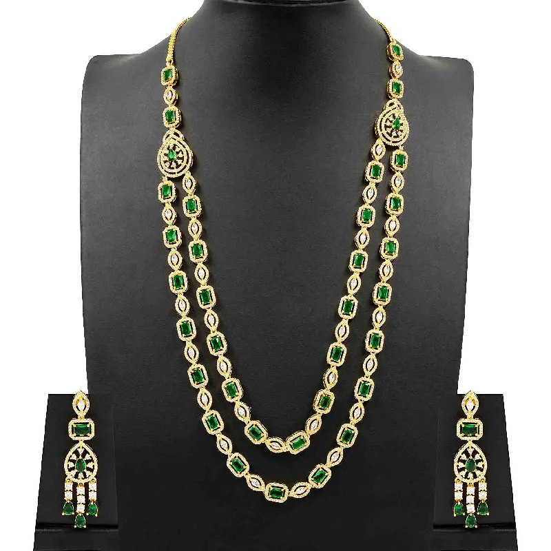 Premium Stone Necklace with Stud PMSNMLWR-0031, PMSHST30WR-022