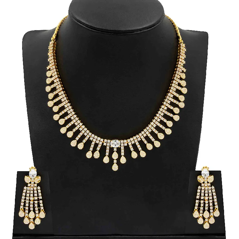 Premium Stone Necklace with Stud PMSNS4W-009, PMSHST11W-082