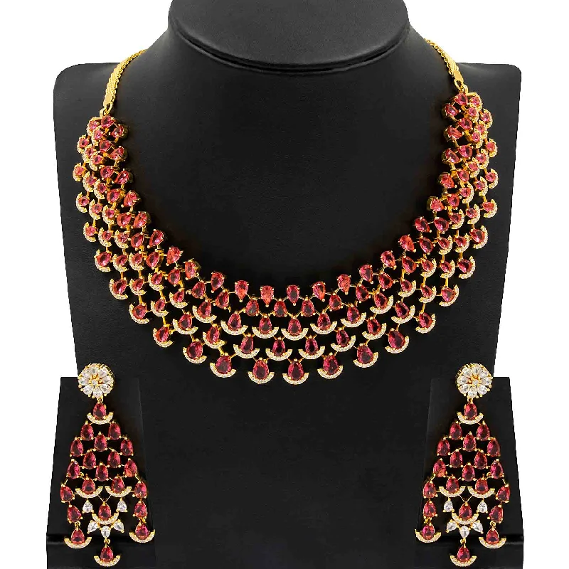 Premium Stone Necklace with Stud PMSNS7WX-0041, PMSHST11WX-053