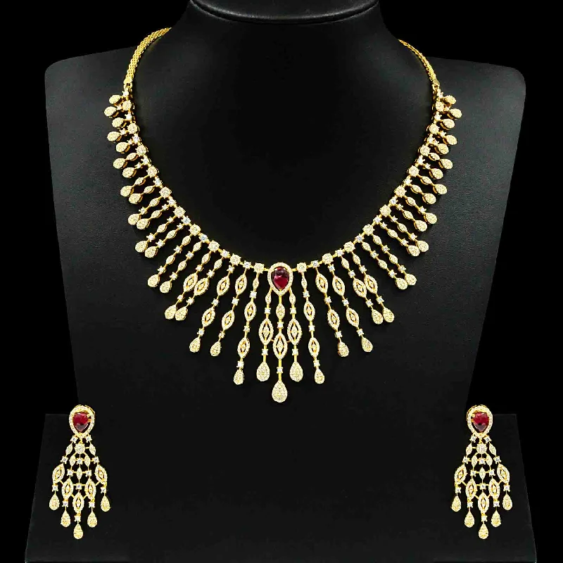 Stone Necklace with Stud PMSNS10WR-0041, PMSHST13WR-023