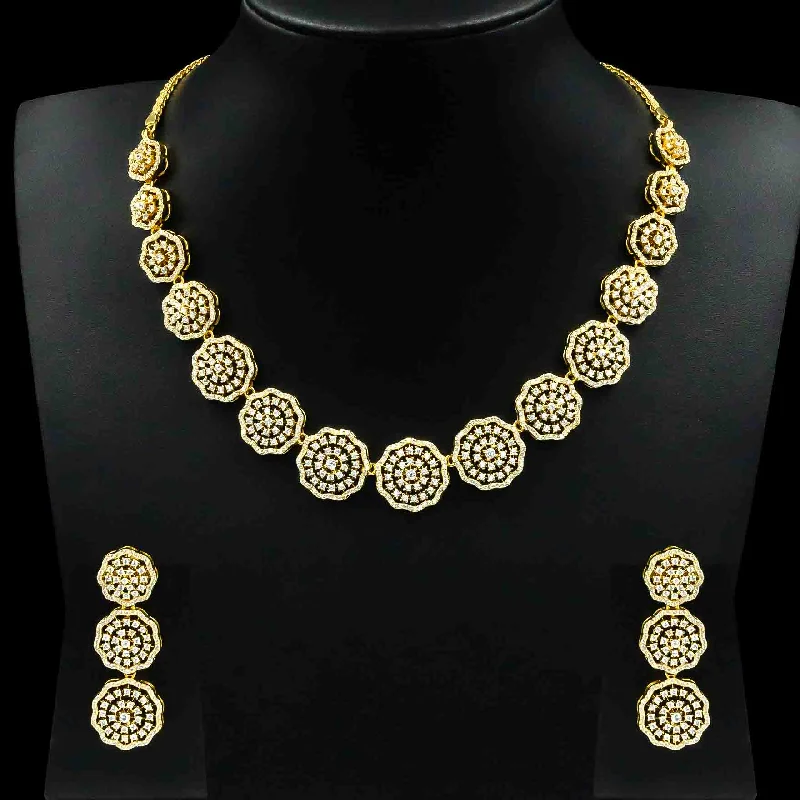 Stone Necklace with Stud PMSNS16W-009, PMSHST14W-023