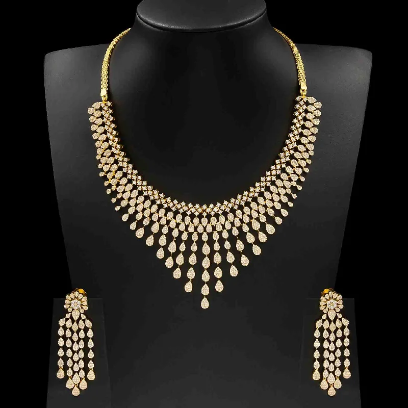 Stone Necklace with Stud PMSNS17W-0031, PMSHST18W-053