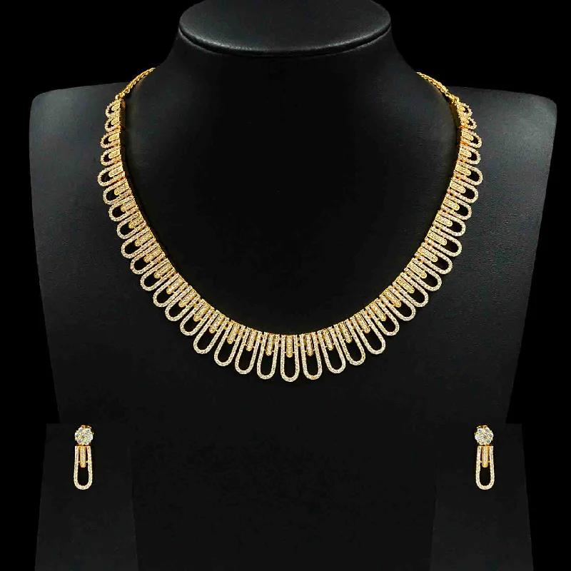 Stone Necklace with Stud PMSNS26W-008,PMSHST18W-002