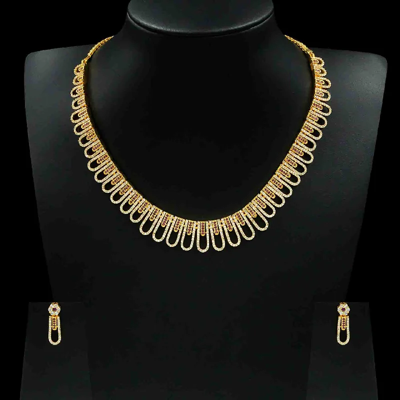 Stone Necklace with Stud PMSNS26WR-008,PMSHST18WR-002