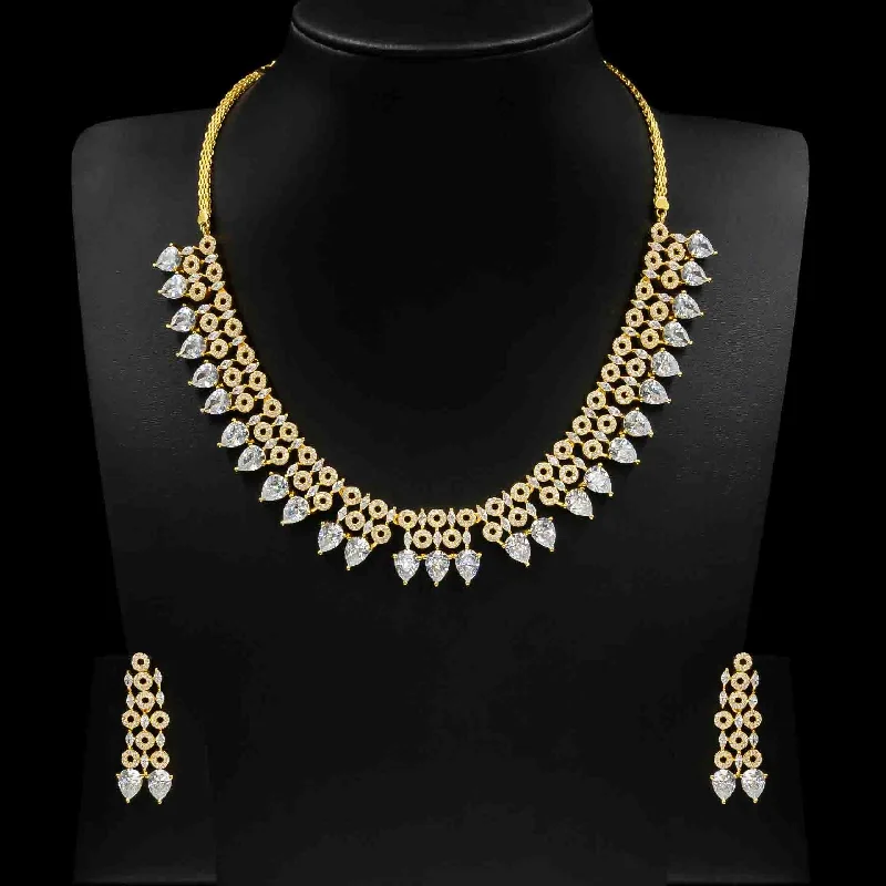 Stone Necklace with Stud PMSNS9W-0011, PMSHST19W-082